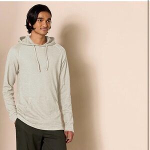 Goodthreads Men's Gray/Tan Hoodie Sweater